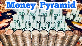 MONEY PYRAMID Inside The High Limit Coin Pusher Jackpot ASMR
