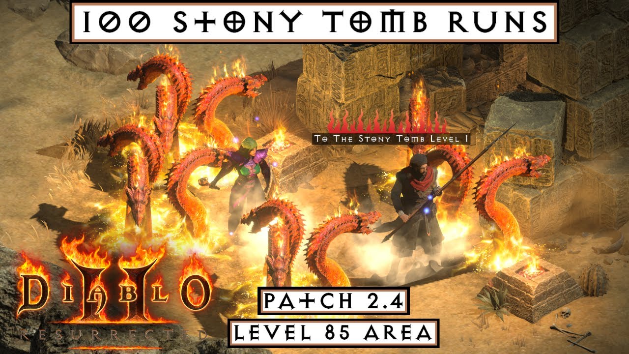 100 Stony Tomb Runs: Diablo 2 Resurrected! Patch 2.4