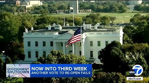 Government shutdown week 3: 4,000 federal workers fired so far