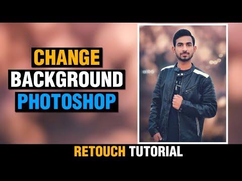 Adobe Photoshop CC - Background Change and Photo Retouch Tutorial - 