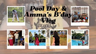 අම්මාව Surprise කරා 🤩🎂 | Pool Day 🌊 | මෙහෙමත් Cricke ගැහිල්ලක් 🏏🤓 #youtube #vlog 
