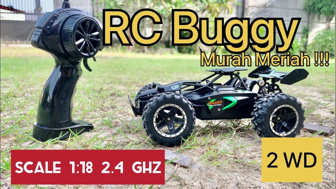 Mobil RC Buggy skala 1:18 2WD - YouTube
