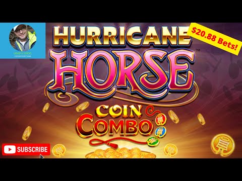 Coin Combo Hurricane Horse Slot. $20 Bet! Fill the pot! Rainy Day Slot Winning with Loud & Local.