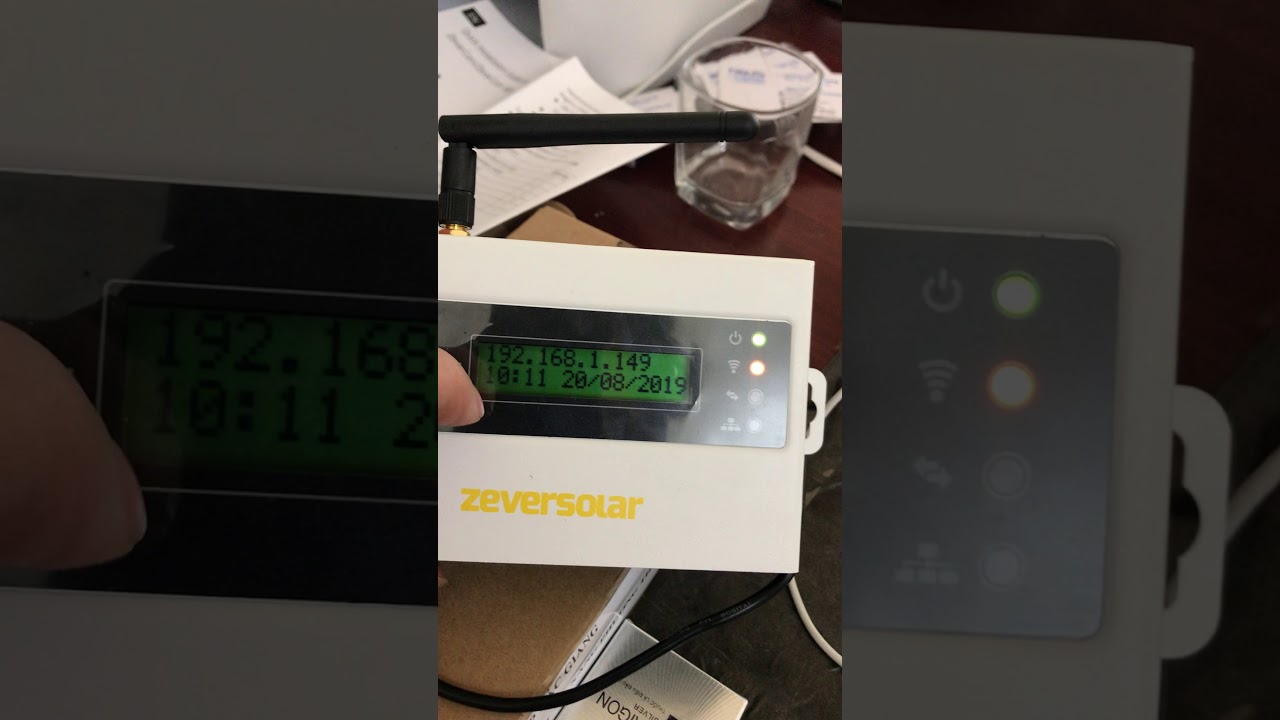 Hướng dẫn cài đặt zevercom cho dòng inverter zeversolar công nghiệp.