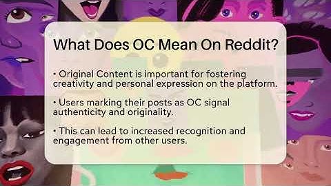What Does OC Mean On Reddit? - Trend Unwrapper