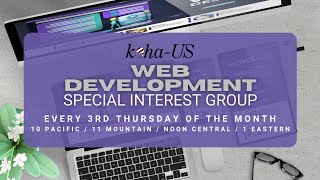 Web Development Special Interest Group - 3/21/2024