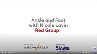 Week 3 - Ankle and foot - Red group