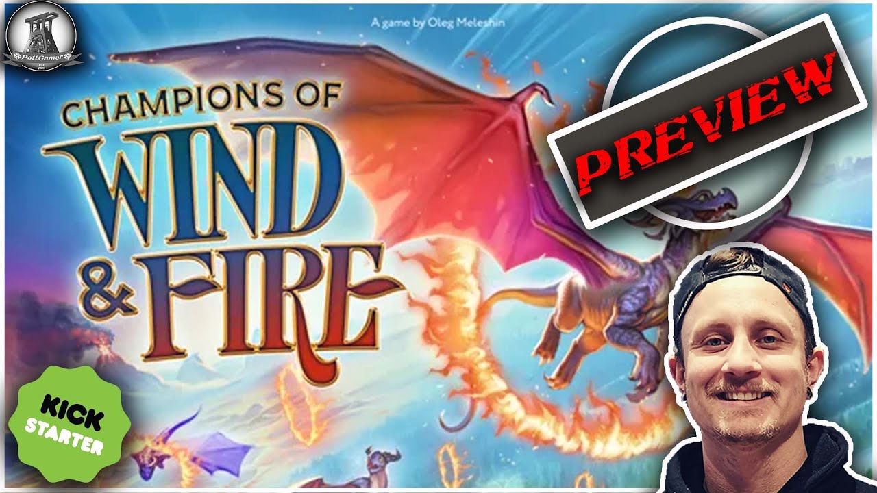 Kickstarter PREVIEW | Champions of Wind & Fire von iDventure - reupload