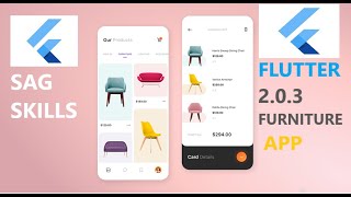 # 10 Flutter furniture application connecting to firebase using Flutter 2.0.5 latest 2021
