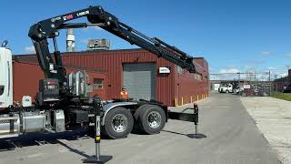 HIAB X-HiDuo 298-8 Crane on Freightliner Tractor Work-Ready Package for Sale HIAB X-HiDuo 298-8 Crane on Freightliner Tractor Work-Ready Package for Sale