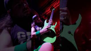In love with this new axe! Live from Joliet, Illinois🎸💚🇺🇸