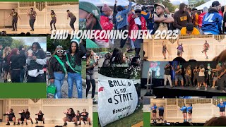 EMU Homecoming Week {KOC Trap Karaoke, Yard Show, Tailgate}