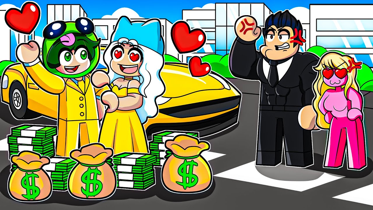 I Became A BILLIONARE To RIZZ My BULLY'S WIFE In Roblox Driving Empire!