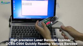 High precision Laser Barcode Scanner  OCBS-C004 Quickly Reading Various Barcode