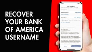 How to Recover your Bank of America Username