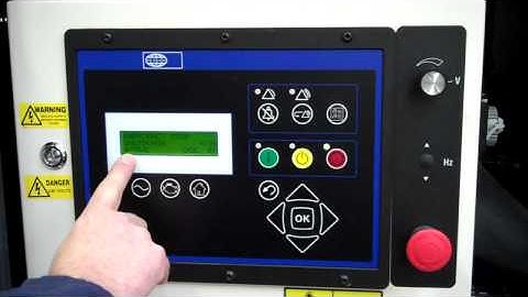 FG Wilson Powerwizard Control Panel