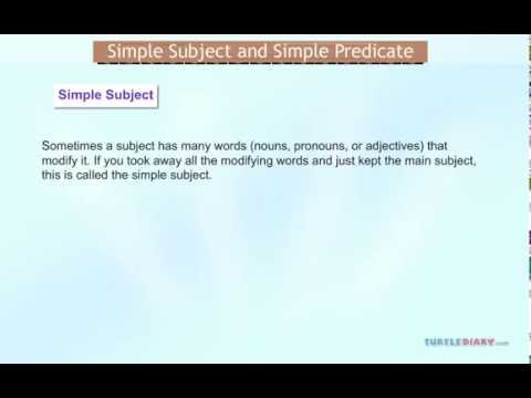⁣What are Simple Subjects & Simple Predicates? - Grammar for Kids