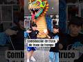 Combinación de truco de trompo con un amigo #acrobatics #trompo #juguetes #trucos