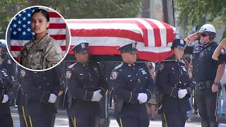 Community gathers for funeral of Staff Sgt. Angel Sarah Rampersad in Queens
