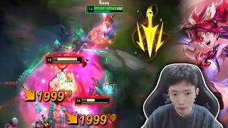 2255LP JINX : He is a FREAKING BEAST in TEAMFIGHT - Engsub ( Jinx vs Lucian )