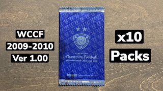 2009/10 Panini WCCF Soccer Sealed 10 Pack Opening - Rare German Shiny!