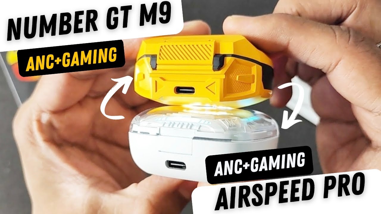 boAt Immortal Airspeed pro vs Number super buds GT M9 | Gaming buds comparison | ANC dual pair | new