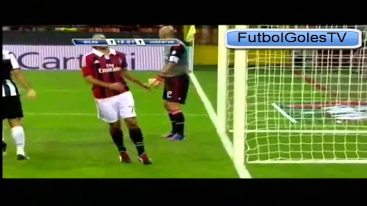 AC Milan vs Juventus 2 3 All Goals   Full Highlights 19 08 2012 Trofeo Berlusconi   YouTube