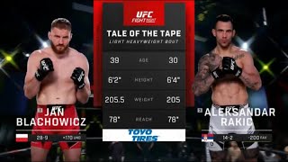 UFC Vegas 54: Blachowicz vs. Rakic ​​(Full Fight Highlights)