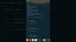 Nested projection in mongodb | Mongodb series video 24 #mongodb #database #nosql