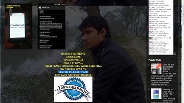 SYMPHONY E58 FLASH FILE WITHOUT DEAD RISK DOWNLOAD LINK 1000% WORKING