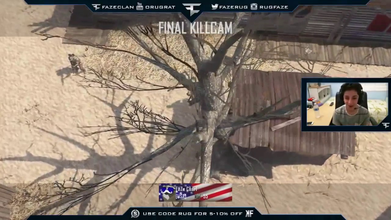 FaZe Rug vs FaZe Carl BO2 Faceoff