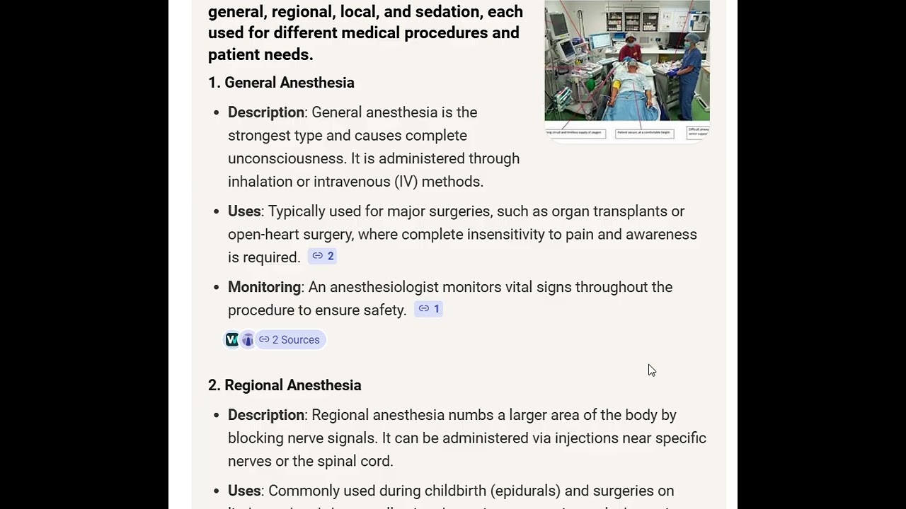 ANESTHESIA KA TYPES# MEDICAL