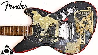 I cleaned a guitar that was processed in a hardcore punk style
