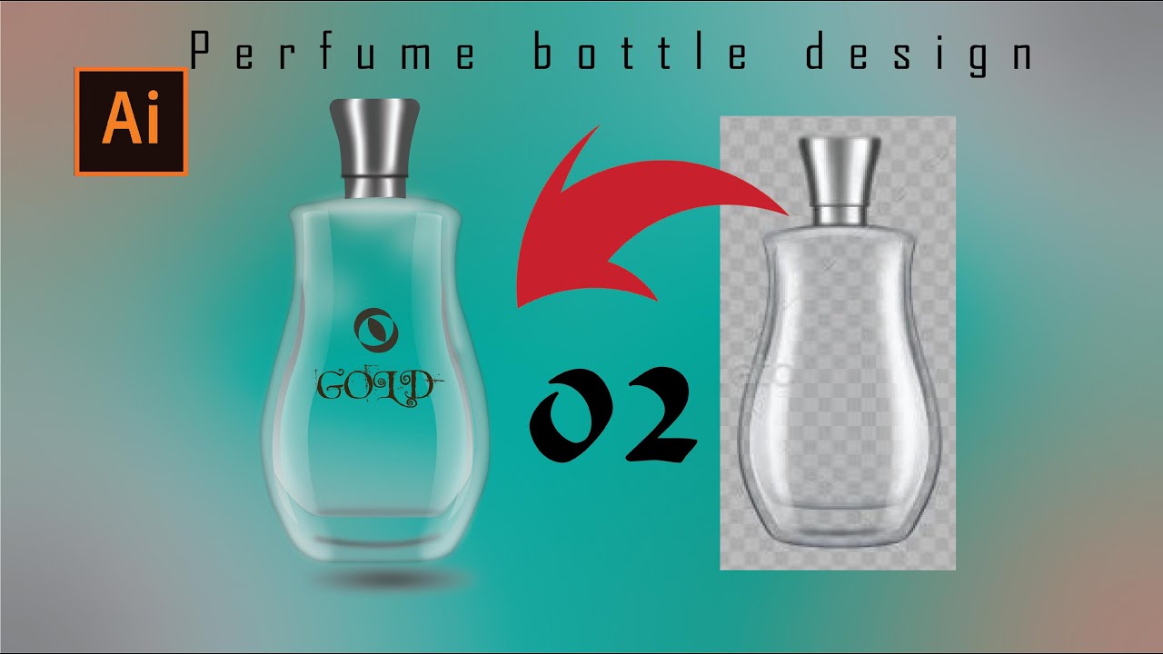 How to Make a 3D cosmetic Bottle | illustrator design tutorial for Beginners |  part 02 tutorial