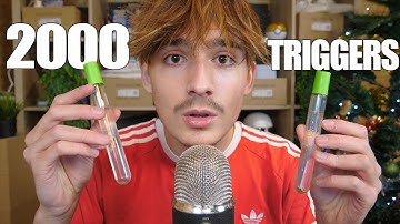 ASMR 2000 TRIGGERS IN 10 MINUTES