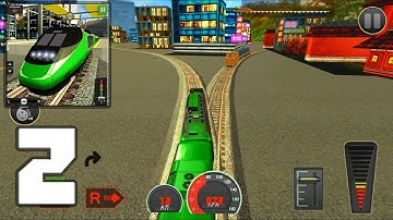 City Train Driver Simulator 2019 - Mobile Gameplay Walkthrough Part 2 (iOS, Android)