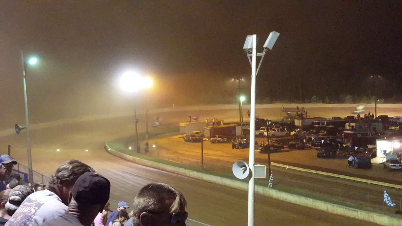 USCS Sprint Car Heat Lancaster Speedway Lancaster, SC July 2017 - YouTube