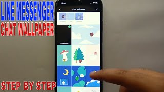 ✅  How To Change Chat Wallpaper On Line Messenger 🔴 screenshot 5