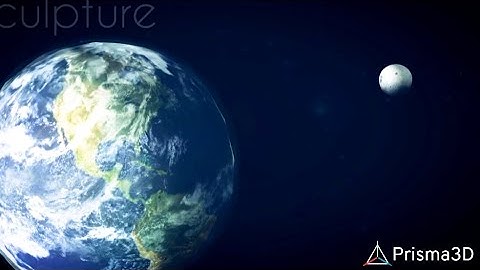 The moon wokes up, but it