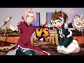 Sakura VS Uraraka Hero&iacute;na contra Ninja Batalla Legendaria 