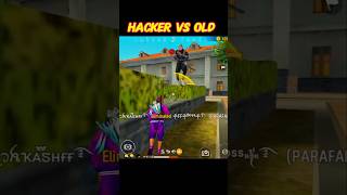 Hacker Vs Old player🤬😂 #freefiren#funny #game #shorts #hacker #freefirehacker #kill2fun #funnyhacker