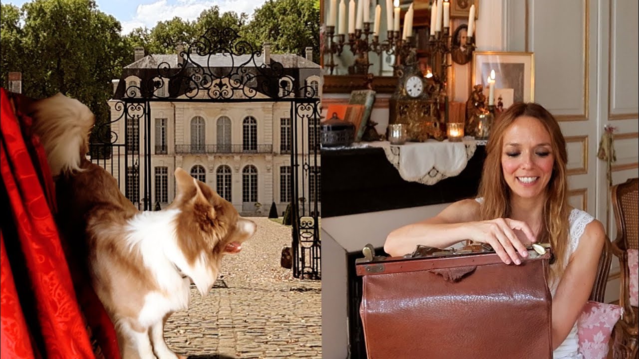 French Castle-Brocante treasures -Fairy Dog + my Friend's house, Late Summer Escapade