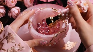 Luxury Gemstone ASMR 💎 Crystal Pouring, Crushing & Tapping Sounds screenshot 4