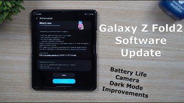 Samsung Galaxy Z Fold2 Software Update - Small Size, Big Update