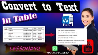How Convert To Text From Table Class 42 Pashto Mbhsoft screenshot 5