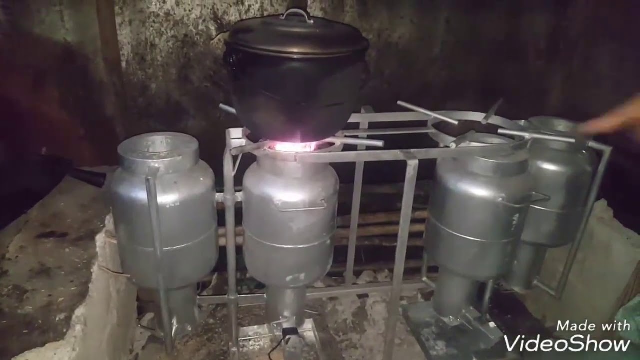 Double Burner with extra Double Cylinder