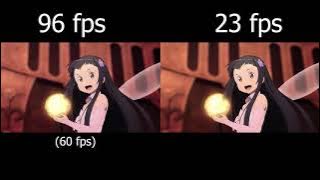 Kirito vs Floor 100 Boss - SAO Ordinal Scale (DAIN Video Interpolation, 60fps vs 23fps)
