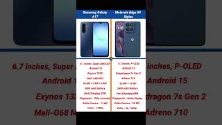 Samsung Galaxy A17 VS Motorola Edge 60 Stylus 5G Review &amp; Comparison #smartphone #mobilephone #tech