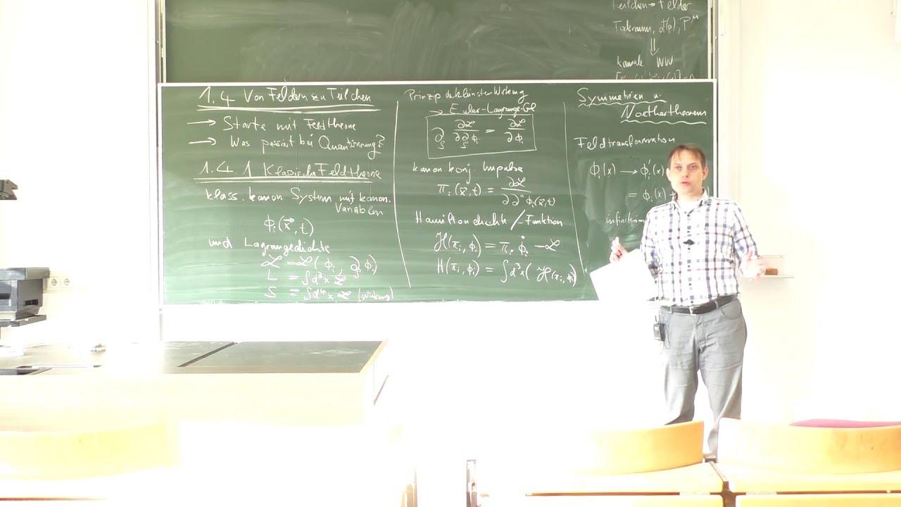 Relativistische Quantenfeldtheorie, Vorlesung 3 Teil 1