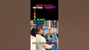 Pedro Pascal Getting "Anxiety" 🤢 #top5 #funny #viralvideo #cringe #anxiety #pedropascal